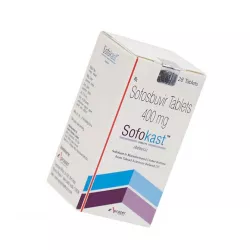 Софосбувир Софокаст (Sofokast) Aprazer, Индия таб. 400мг №28 фото